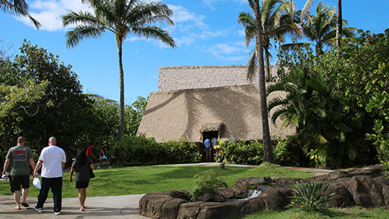 Hawaiian Village chief's house