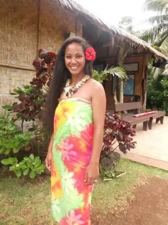 Vaimiti Cates, a Tahitian student at BYU-Hawaiʻi.