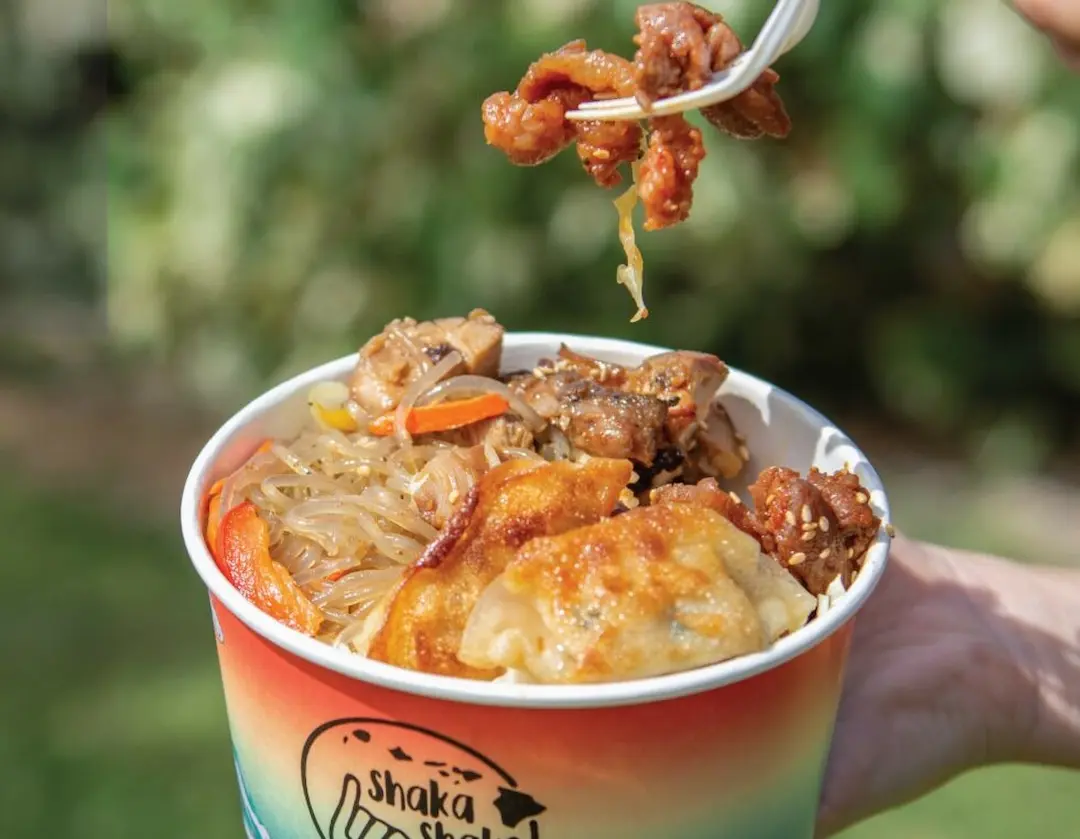 A Korean-style lunch bowl from Shaka Shake.
