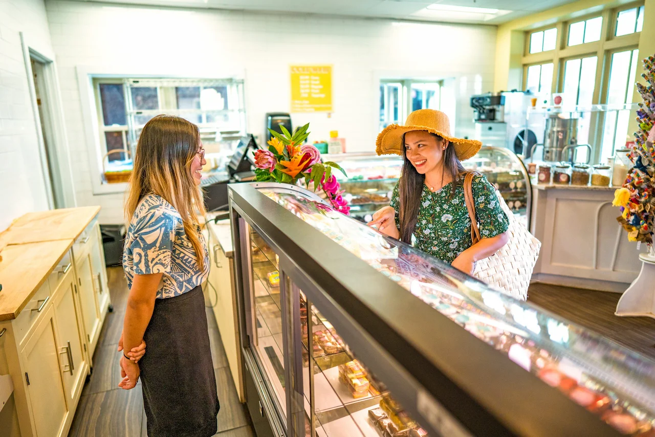 An assortment of several treats and delicacies on display at Tutu's Sweet Shop.